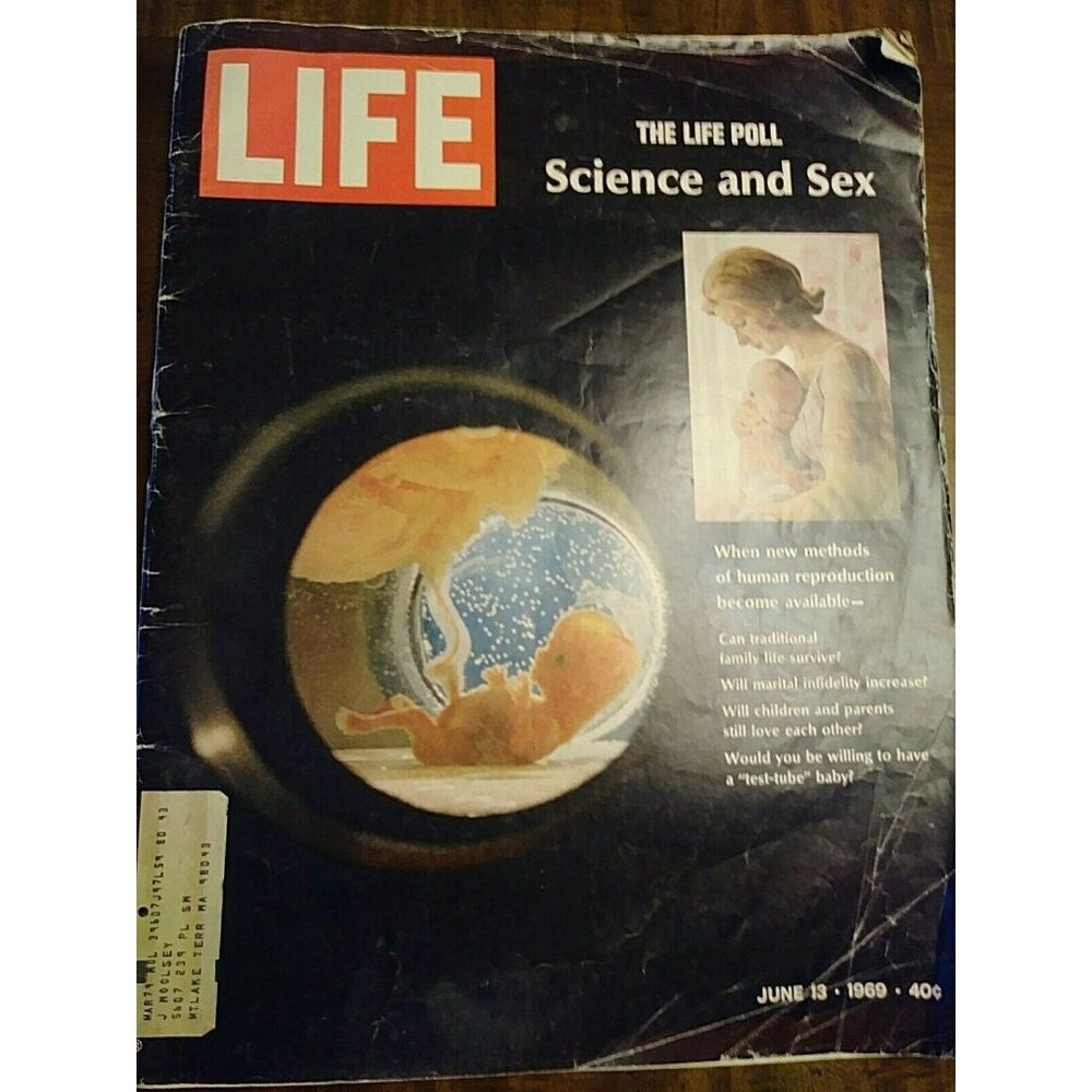 Life Magazine Science & Sex June 1969 Medicine Vintage Medical